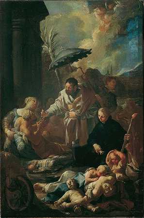 保罗·特罗格的《果阿瘟疫中的圣弗朗西斯·泽弗》