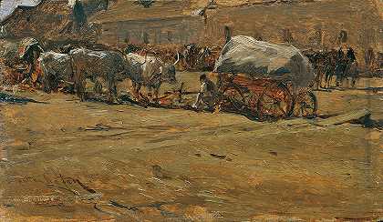 奥古斯特·冯·佩滕科芬的《匈牙利牛队》