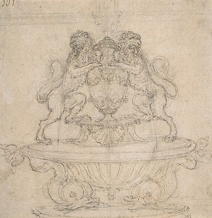 乔瓦尼·巴蒂斯塔·福吉尼的《喷泉设计》