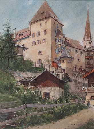 卡尔·皮皮奇（Carl Pippich）的《基茨堡阿尔特斯学校》（Altes Schloss in Kitzbühel）