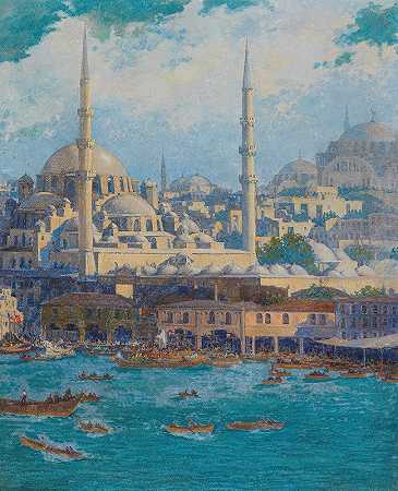 马克斯·弗里德里希·拉贝斯的《伊斯坦布尔全景》