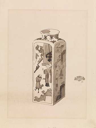 詹姆斯·阿博特·麦克尼尔·惠斯勒的《扩颈方形罐》