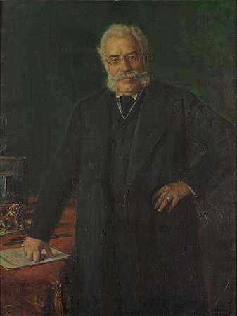 约翰·维克托·克雷默的《约翰·弗雷赫尔·冯·克吕梅克》（Johann Freiherr von Chlumecký）