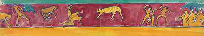 “金牛洞斯宾塞·弗雷德里克·戈尔的小牛壁画和崇拜人物研究”