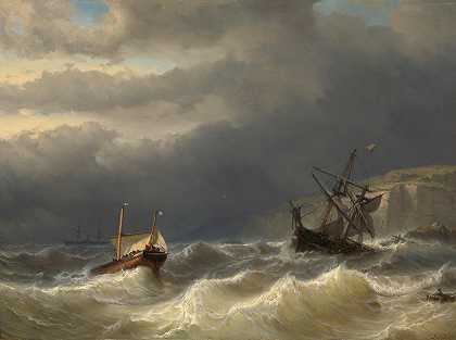 路易斯·梅杰尔的《多佛海峡的风暴》