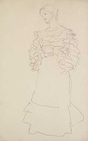 古斯塔夫·克里姆特的《玛格达·毛特纳·马克霍夫研究肖像》