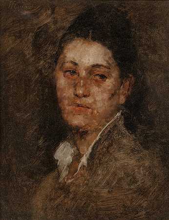 约瑟夫·弗兰克·库里的《女人的肖像》