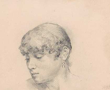 扬·威廉·罗西尔的《女人的头像》