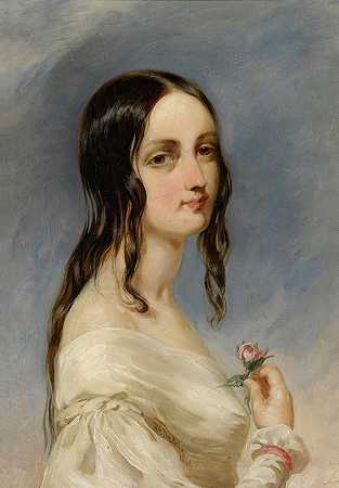 理查德·达德的《年轻女士的肖像》