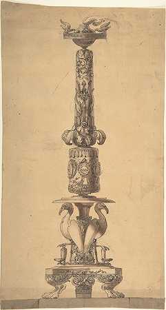 老埃德加·乔治·帕普沃斯的烛台设计。