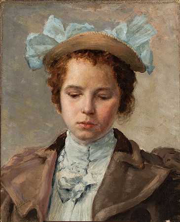 瓦伦丁·亚历山德罗维奇·塞罗夫的《少女肖像研究》