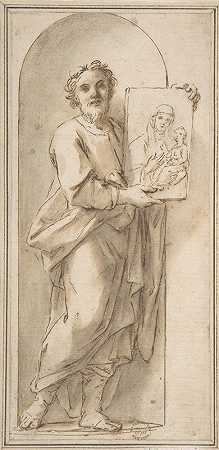 马坎托尼奥·弗朗切斯基尼的《圣卢克手捧圣母和圣婴》