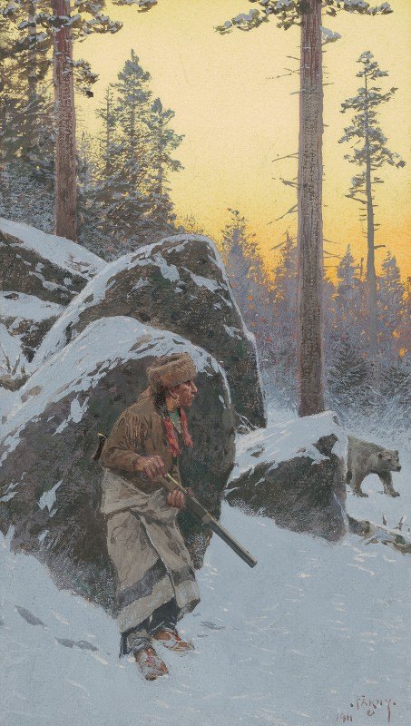 亨利·法尼的《印度猎熊人》