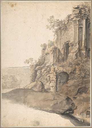 科内利斯·范·波伦布尔《罗马废墟风景》