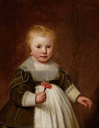 雅各布·格丽茨·库普的《小女孩的肖像》