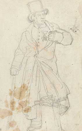 Théodore Géricault的“卢浮宫瑞士哨兵研究”