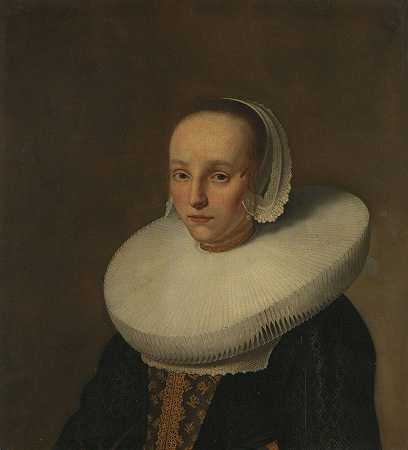 《安娜·范德多斯肖像（1609-1650）》，保卢斯·亨尼金著