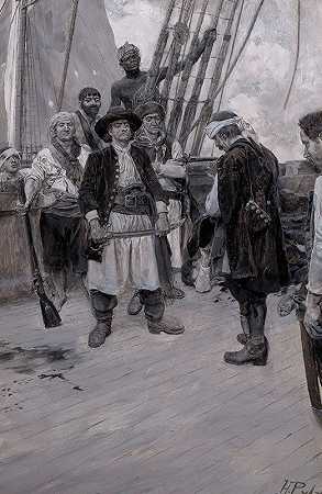“再次，我的船长（海盗）”，霍华德·派尔的《纽约殖民地私家》
