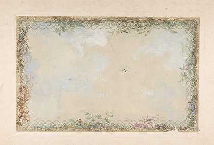 查尔斯·蒙布朗德的《云和鸟的天花板设计》