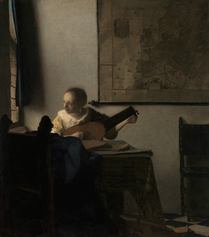 约翰内斯·维米尔的《琵琶少女》