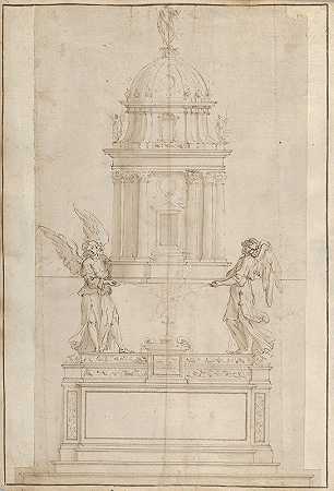 “巴斯蒂亚诺·托里吉亚尼设计的罗马圣玛丽亚·马焦雷西斯廷教堂的帐幕