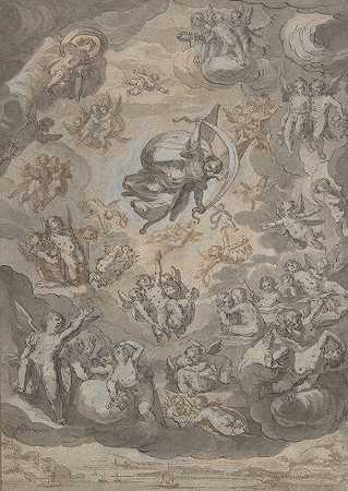 康拉德·迈耶的《飞推，环绕大天使拉斐尔》