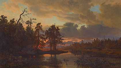 Hjalmar Munsterhjelm的《芬兰风景》