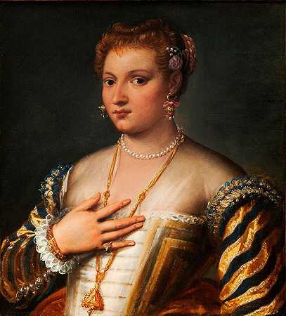 弗朗西斯科·蒙泰梅扎诺的《一位年轻威尼斯女性的肖像》