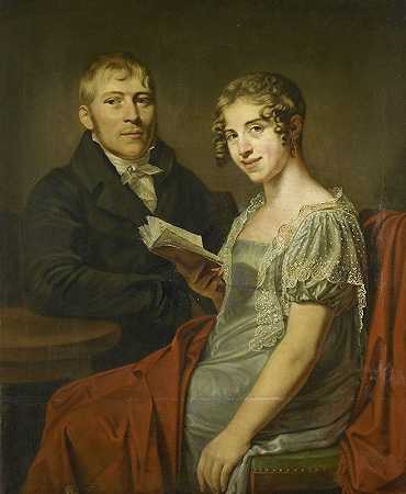 路易斯·莫里茨的《亨德里克·阿伦德·范登·布林克（1783-1852）和他的妻子卢克丽娅·约翰娜·范德波尔（1790-1850）》