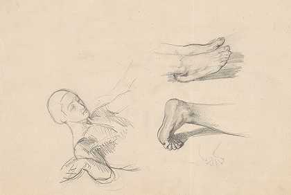 《尼哥底母和基督的脚研究》，Józef Simmler的《纠缠》