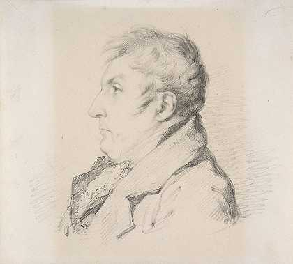 《路易·弗朗索瓦·贝尔坦肖像》，安妮·路易·吉罗德·三重奏