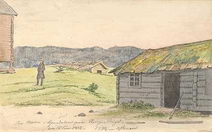 Martinus Rørbye的《农舍风景》