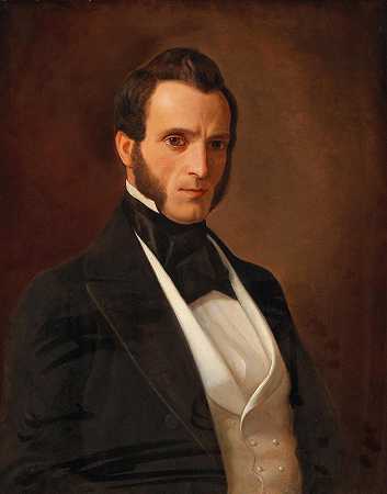 约瑟夫·马蒂亚斯·冯·特伦克瓦尔德37岁的弗朗茨·居利希肖像