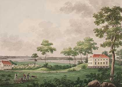 “Søren L.Lange在Classy Agricultural Institute旗下Falster河畔Grønsund的一个地块视图