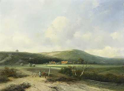 约翰内斯·弗朗西斯科斯·霍彭布劳沃斯的《沙丘风景》