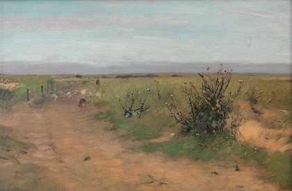 Eugen Jettel的《草地风景》