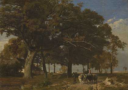 Théodore Fourmois的《多芬内的风景》