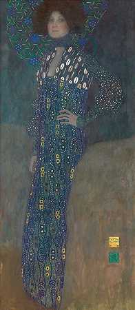 古斯塔夫·克里姆特的《埃米利·弗洛格肖像》