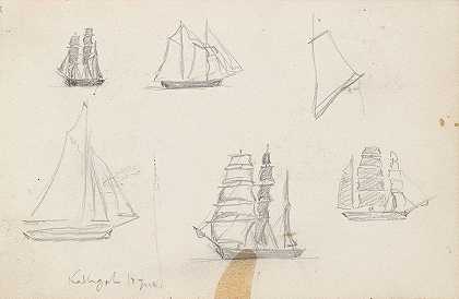 汉斯·古德的《卡特加特的船研究》