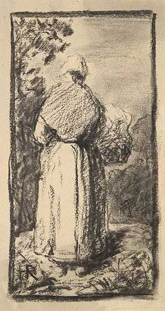 哈拉尔德·赖特勒的《从背后看到的农妇》