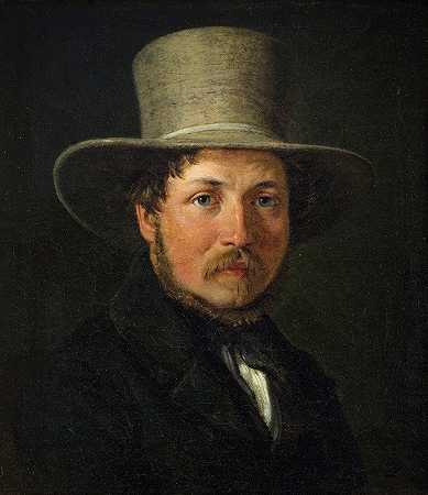 威廉·马斯特兰的《画家克里斯滕·科贝克》