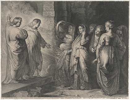 彼得·保罗·鲁本斯（Peter Paul Rubens）的《天使在墓前向圣女致辞》