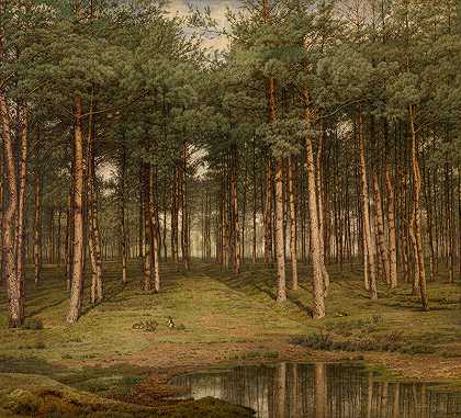 让-皮埃尔·弗朗索瓦·拉莫里尼埃的《推杆上的杉木》