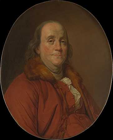 “本杰明·富兰克林（1706–1790），约瑟夫·西夫雷德·杜普莱斯工作室