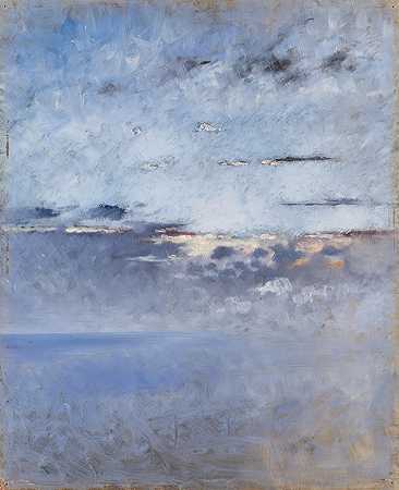 《海与云》作者：August Hagborg
