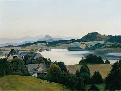 Hans Frank的《卡林斯风景》（Kraiger湖和Ulrichsberg）