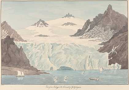 查尔斯·汉密尔顿-史密斯的《斯皮茨卑尔根岛冰山风景》