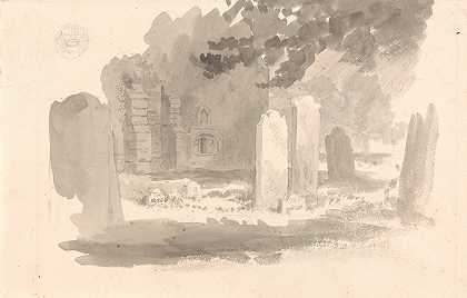 “泽西州圣斯蒂芬教堂院，罗伯特·希尔斯的艺术家兄弟墓”