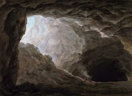 约翰·罗伯特·科森斯的《坎帕尼亚的石窟》