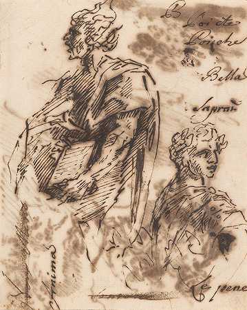 “Salvator Rosa的古典人物画